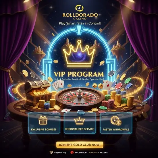 VIP Club & Loyalty Rewards at RollDorado Casino 👑✨